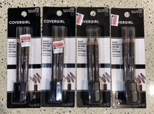 (Lot Of 4) CoverGirl 505 Rich Brown Easy Breezy Brow Fill + Define Brow Pencils