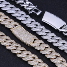 Cuban Link Chain Heavy Duty Necklaces Stainless Steel Hip Hop Neck Chain Jewelry