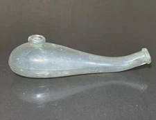 RARE 19th Century Maltsov Glass Baby Milk Bottle