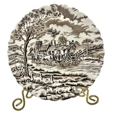 Royal Mail Fine Staffordshire Ironstone Bread Plate 6" England