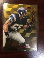 1998 PLAYOFF PRESTIGE HOBBY GOLD BLANK SERIAL PROOF #156 JUNIOR SEAU CHARGERS SP