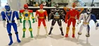 LOT OF 6 RARE - 90'S Vintage Power Rangers Bandai Mixed Lot Action Figures C#53