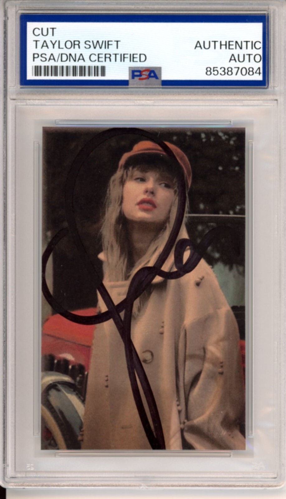 SIGNED TAYLOR SWIFT Red Album SEXY Autographed Photo Cut PSA DNA Certified COA