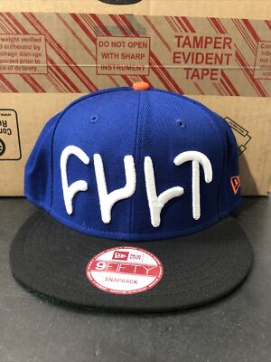 New Era 9Fifty 950 Flat Bill Snapback Hat Cap Blue