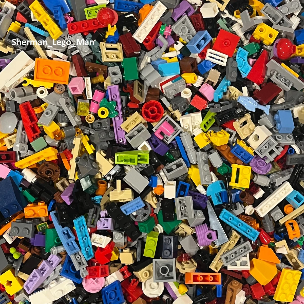 LEGO 3000 PIECES 3LBs FROM BULK SMALL MIX Random Selection