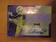 ADAM STACK Oregon 2017 Leaf Army All-American PURPLE Metal Autograph #21/25