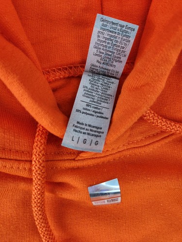 NWT Oregon State Beavers Hoodie Football University Orange Size Adult L Large - Picture 3 of 9