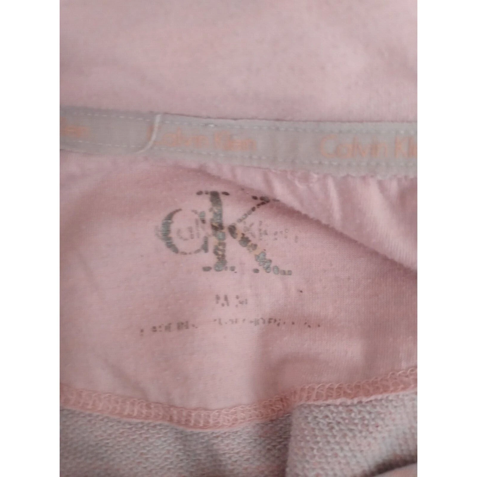 VETEMENTS Calvin Klein Felpa Donna Rosa Leggera con Cappuccio Taglia Media