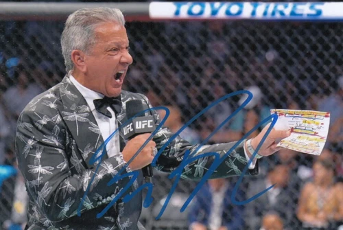 Bruce Buffer Hand Signed UFC 6x4 Photo UFC Autograph 4