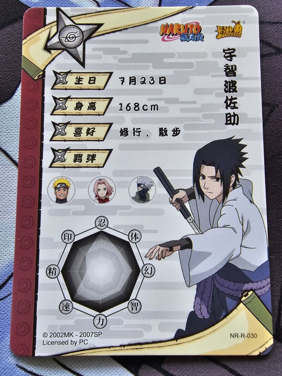 NARUTO　サスケ Sasuke Uchiha 