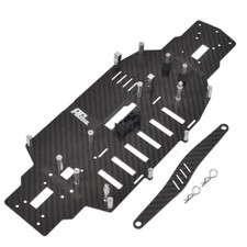 Kit telaio radiocomandato ponte inferiore in carbonio per Tamiya TA05 TA05R TA05IFS aggiornamenti ricambi