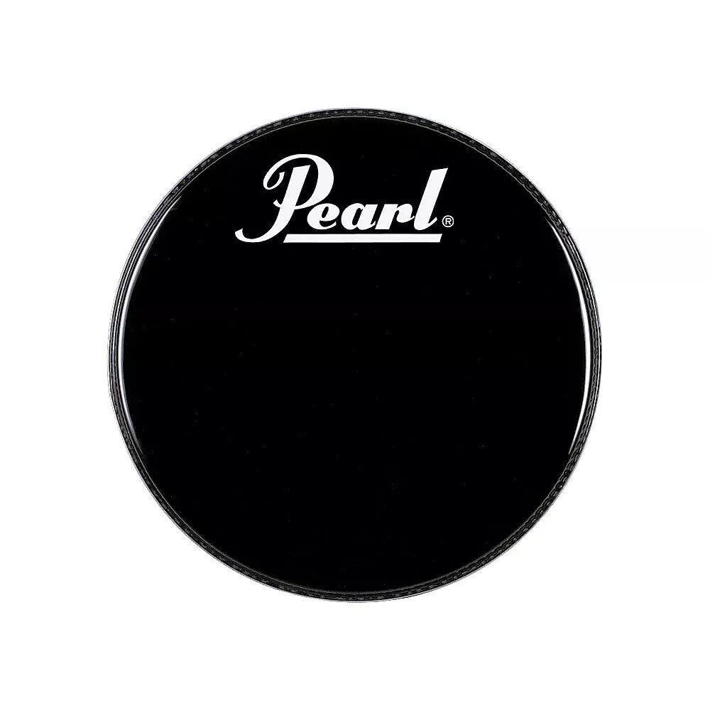Pearl Logo Front Bass Drumhead Black 20 in. eBay