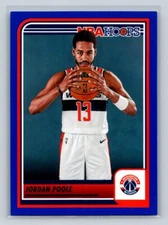 Jordan Poole Blue 2023-24 Hoops #137