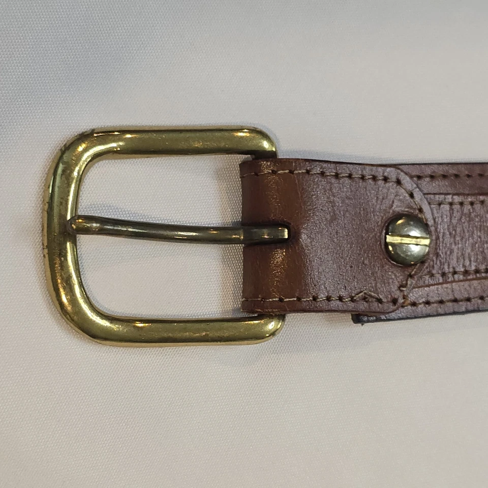 Cinturón De Colección Dan Post Cuero Marrón Para Hombres 38 Vaquero Western Informal Rodeo DP940 EE. UU. Foto 4 de 4