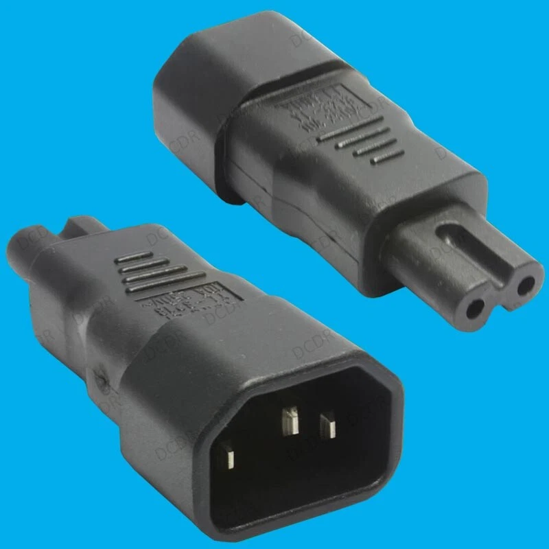 Adattatore Spina C14 IEC A C5 Quadrifoglio – Carson 10cm – 2400W – 3 Pin