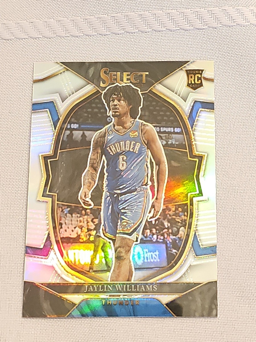 Jaylin Williams 2022-23 Panini Select RC Concourse Silver Holo