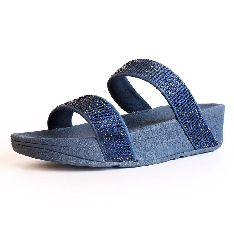 Fitflop Ladies Shiny Sandals Beach Platform Shoes Slipper summer