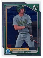 Daniel Susac 2024 Bowman Chrome Prospect #BCP-42 Oakland Athletics ROOKIE QTY