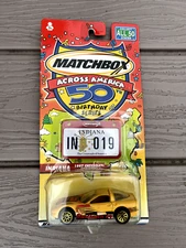 Matchbox Across America 50th Birthday Series - INDIANA 1997 Chevrolet Corvette 