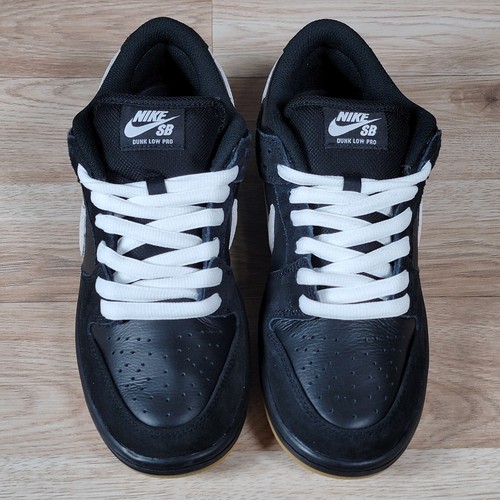 Nike SB Dunk Low Pro Shoes Mens Size 8 Black White Skate Sneakers HF3704-003 - Picture 3 of 10