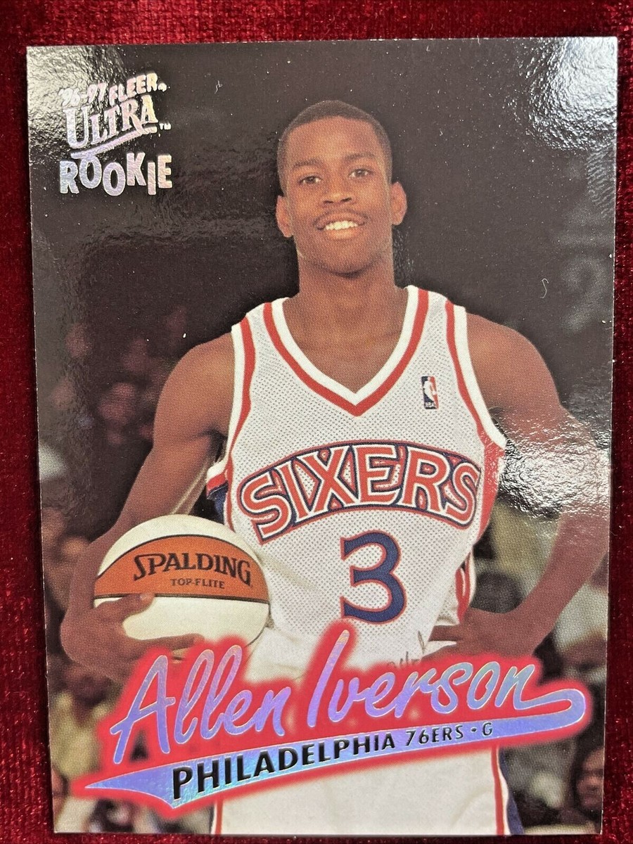 ALLEN IVERSON 96-97 FLEER ULTRA ROOKIE NO. 82 BASKETBALL CARD | eBay