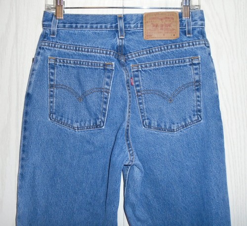 Vintage Levis 550 Jeans Mis M Relaxed Fit Tapered Leg High Rise Women’s Size 10 - Picture 4 of 8