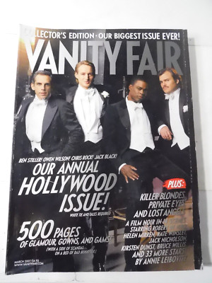 VANITY FAIR Magazine Mar 2007-Annual Hollywood Issue & Collector's Ed 500 pages