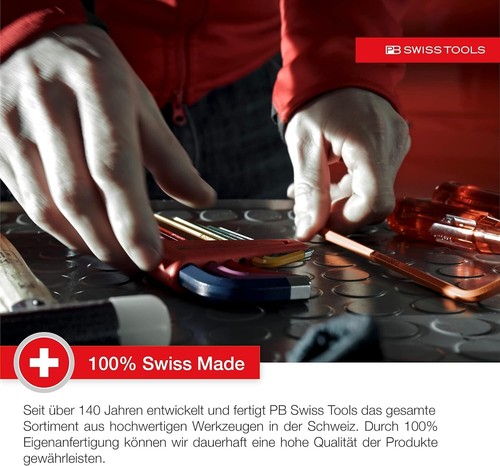 High Carbon Stahl 9-teiliges L-Schraubenschlüssel Set mit Kugelkopf - lebenslange Garantie - Bild 8 von 9