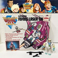 Bionic Six Flying Laser Throne MIB with Complete Dr. Scarab figure 1986 LJN RARE