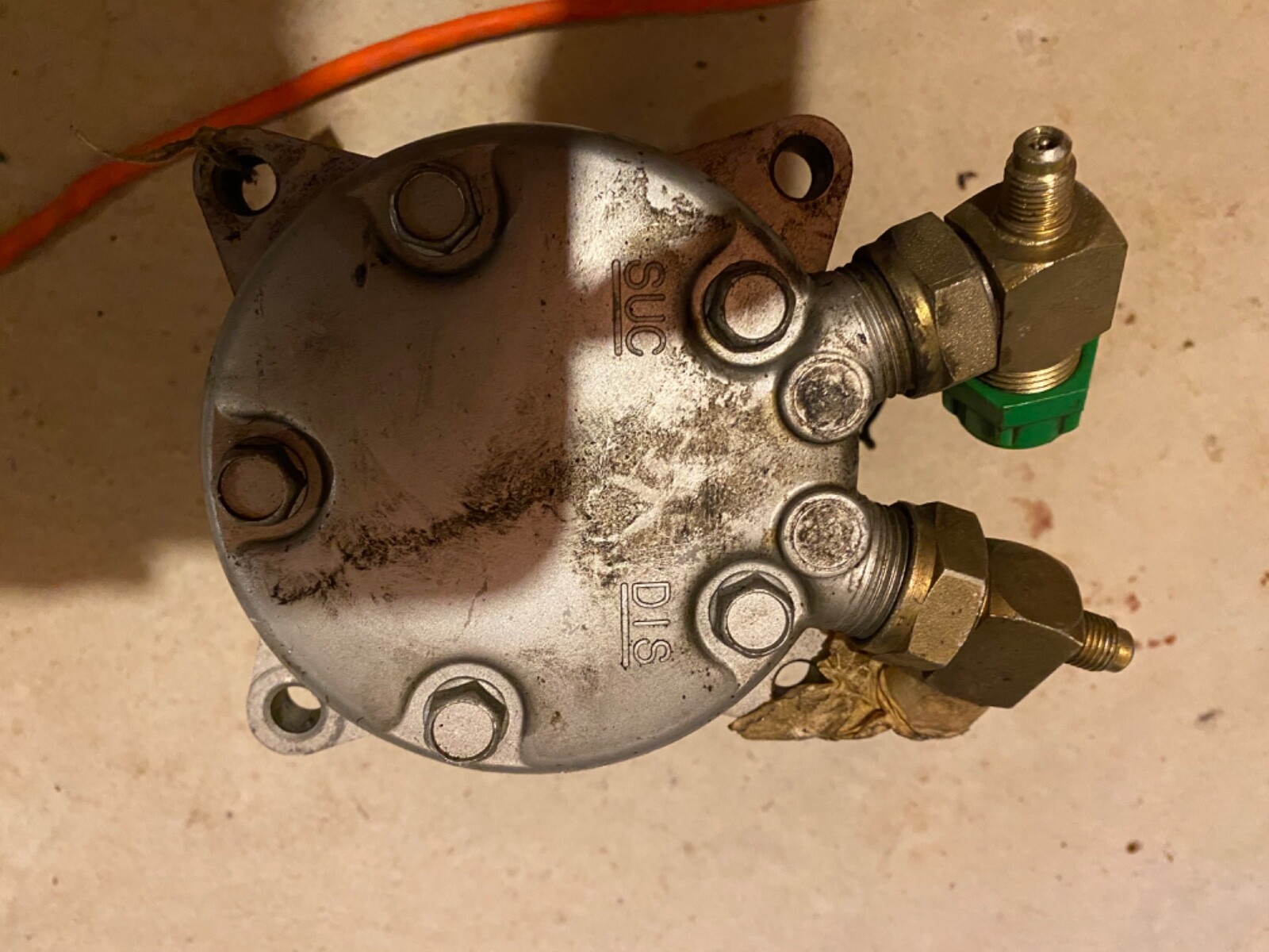 Ferrari testarossa Mondial qv air conditioning compressor part number 123205