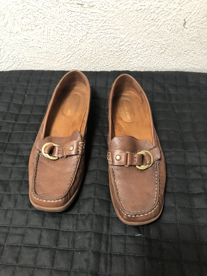 Naturalizer Angle Saddle Loafers Brown Comfort driving Mocassins Casual Size 8M - Image 2 of 4