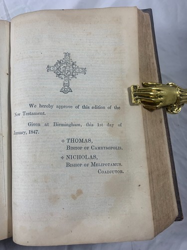Douay Rheims Bible 1847 In Good Condition - Picture 13 of 16