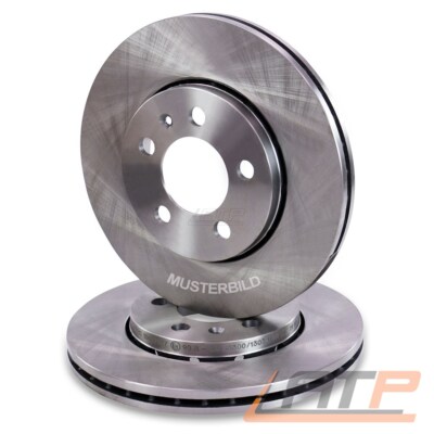 2x BREMSSCHEIBE Ø300 BELÜFTET HINTEN FÜR BMW 1-ER E81 3-ER E90 E91 E93 X1 E84