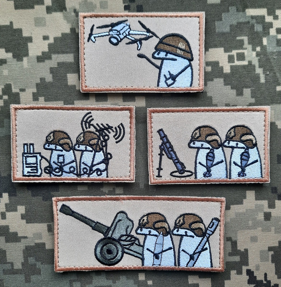 Do I Look Like Morale Patch Gancio E Anello Esercito - Foto 4