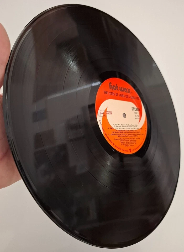 Laura Lee – Two Sides Of Laura Lee ~ 1st US Press 1972 Vinyl LP Record Hot Wax - Image 4 of 4