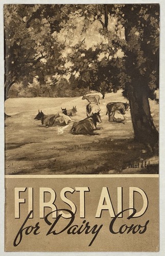 Vintage Dairy Paper Advertising Booklet 1938-39. "First Aid For Dairy Cows" - 第 1/9 張圖片