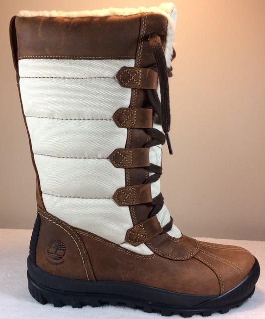 NEW Timberland Womenâs MT. Hayes Tall WATERPROOF Boots Leather Size 6.5 6910B | eBay