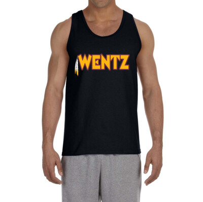 Washington Commanders Football Team Carson Wentz Logo Tank Top