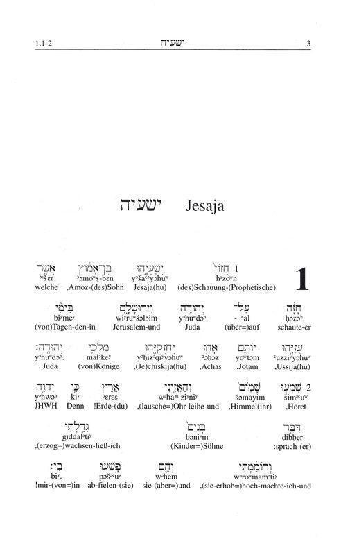 Thumbnail - Interlinearübersetzung Altes Testament, Hebräisch-deutsch, Band 3 |