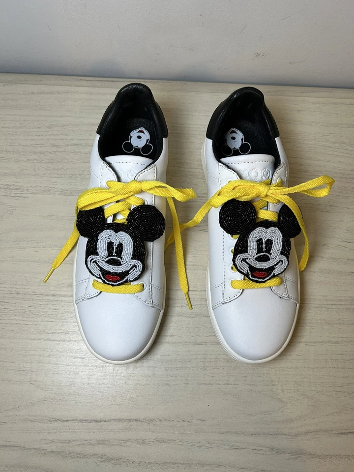 MOA (Master of Art) x Disney Mickey Mouse Tenis Zapatos Cuentas Cuero talla 7 Foto 2 de 4