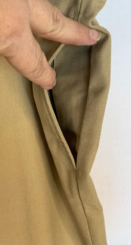 Flying Cross Mens Pants Beige Tan Polyester Uniform Cargo Sz 48 R Unhemmed NWT - Picture 4 of 17