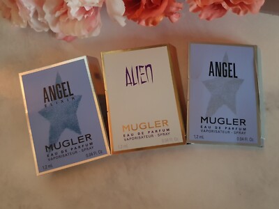 Thierry Mugler   Alien + Angel Elixir  Eau De Parfum 3x1,2ml Proben Set