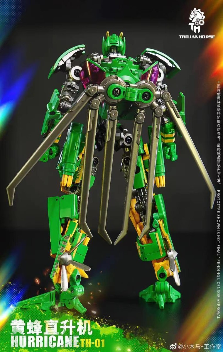 TH-01 HURRICANE フィギュア Ready! New Trojan Horse TH-01 Hurricane Waspinator