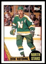 1987-88 Topps Craig Hartsburg . Minnesota North Stars #165