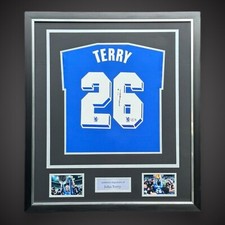 John Terry Hand Signed And Deluxe Framed Chelsea Football Shirt &pound;349 With COA