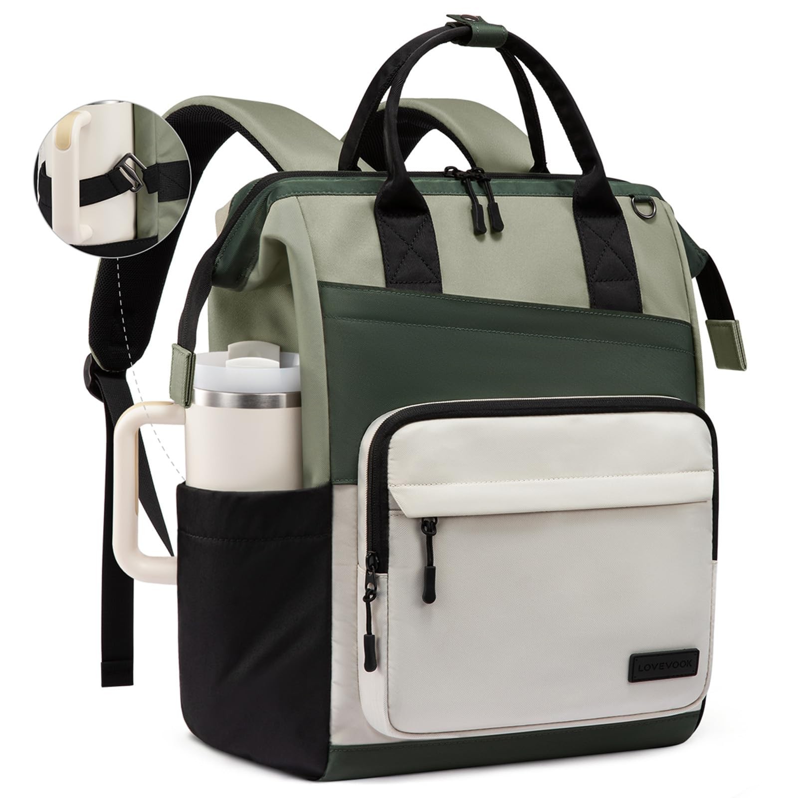 Stylish 15.6 Inch Laptop Backpack for Women - Work College Travel Essentials