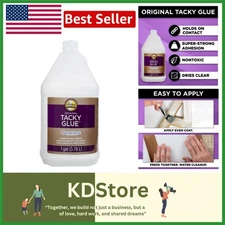 Aleene's  Tacky Glue 128oz - Non-Toxic, Clear, High Viscosity Adhesive