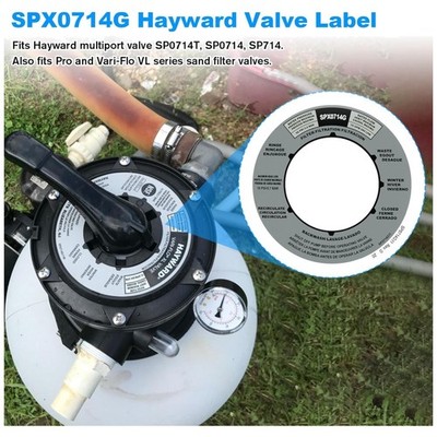 Replacement Sticker for Hayward Sand Filter Valve