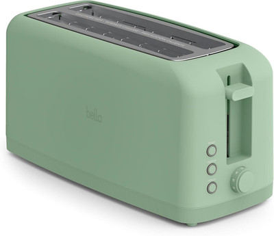4 Slice Slim Toaster, Fits-Anywhere  Kitchenware, 6 Setting Shade Control with R