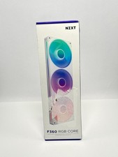 NZXT F360 RGB Core 360mm Single-Frame RGB PC Cooling Fan Unit White